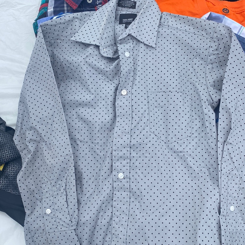 Boys button down